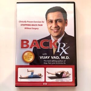 HAY HOUSE BACK Rx with Vijay Vad, M.D. Clinically Proven Exercise for Pain DVD